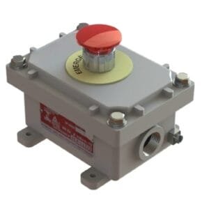 Pulsador de emergencia EX con bloqueo 1NF BHØ3/4″NPT
