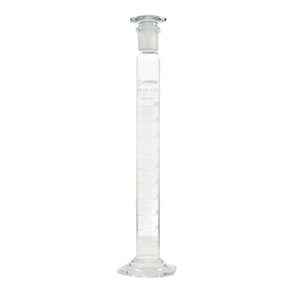 Tubo de Ensayo de Vidrio de 100 ml Con Base de Vidrio y Tapón de PP