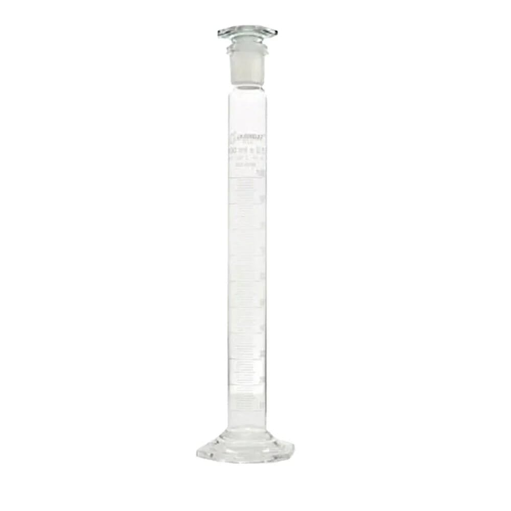 Tubo de Ensayo de Vidrio de 100 ml Con Base de Vidrio y Tapón de PP