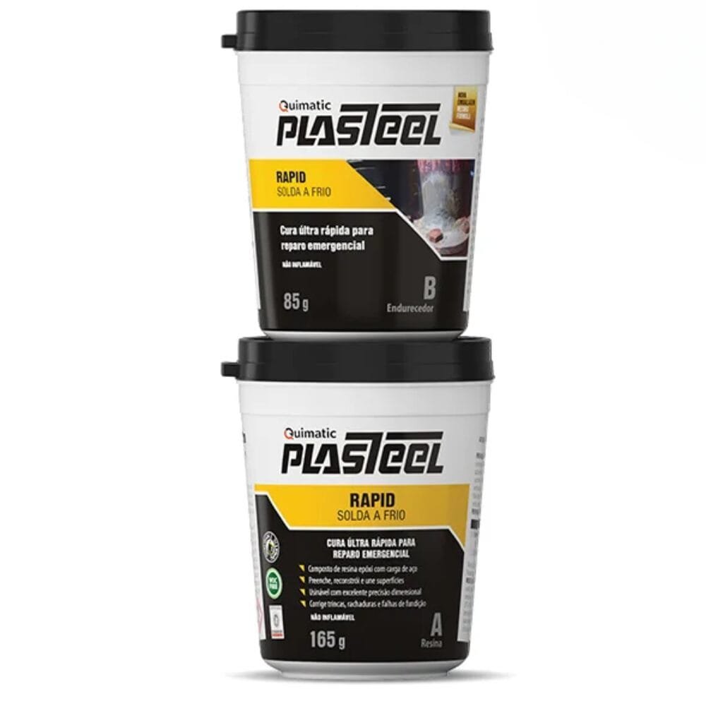 Soldadura en frío para fugas y reparaciones de emergencia - Rápido 1:1 - 250 g