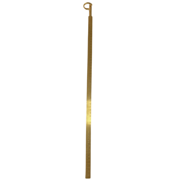 Barra milimétrica de latón de 500 mm, división de 0,1 cm - Calibrada por RBC - Image 2