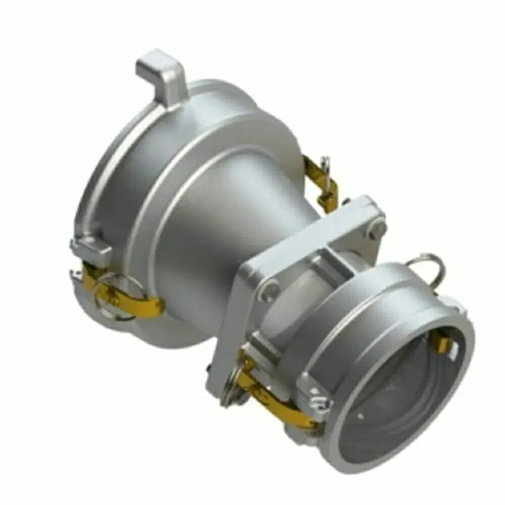 Adaptador empotrado de 6''F x 4''F con pantalla