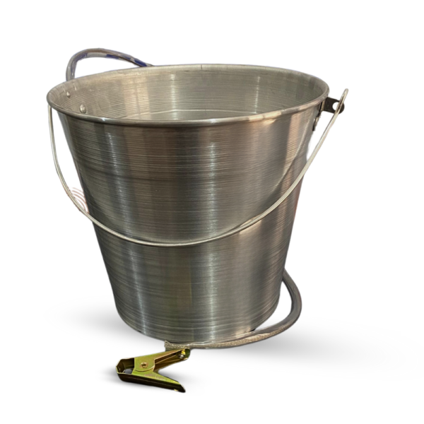 Cubo de aluminio con cable de tierra de 1 m