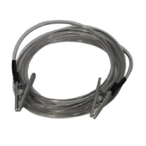 Cable de tierra (cuerda) de 1 metro con abrazadera para puesta a tierra