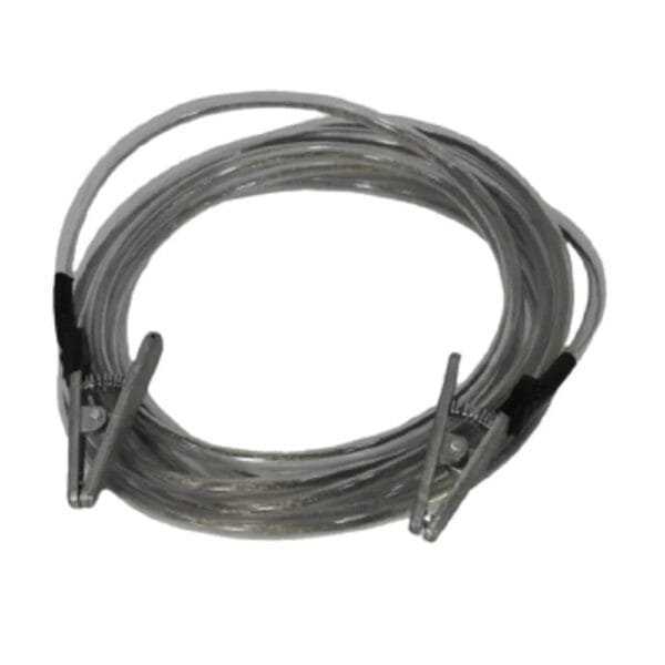 Cable de tierra (cuerda) de 1 metro con abrazadera para puesta a tierra