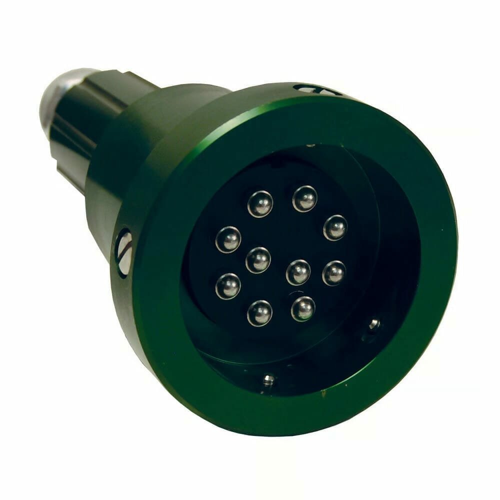 Conector óptico Dixon Green con 4 ranuras y 10 pines
