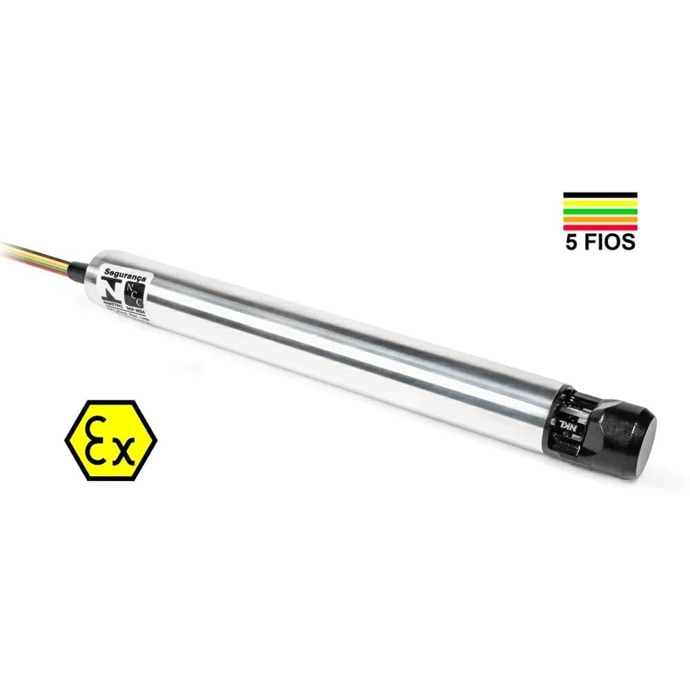 Sensor Óptico de Presencia de Líquido de 500 mm, 5 hilos con Rosca NPT de 1/2"