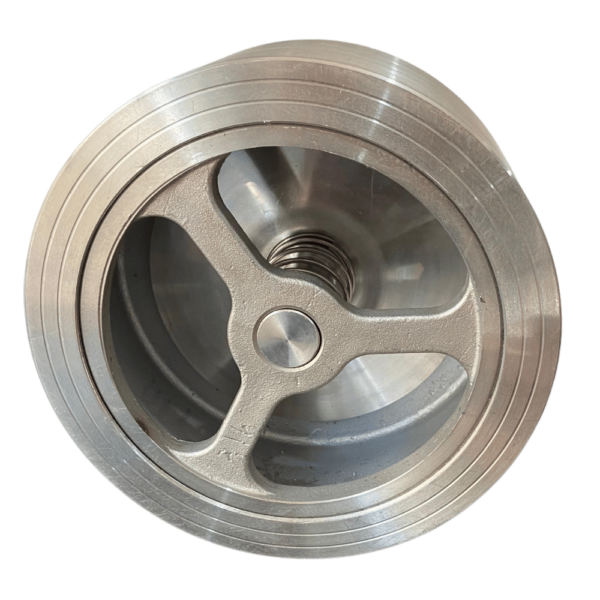 Válvula de Retención Tipo Disco de 6" de Acero Inoxidable 316 Wafer PN40
