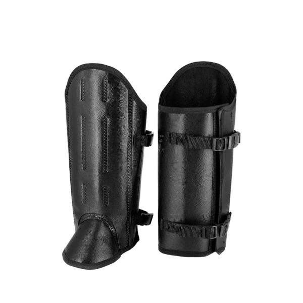 Protector de piernas sintético con 3 férulas con velcro y clip - Image 2