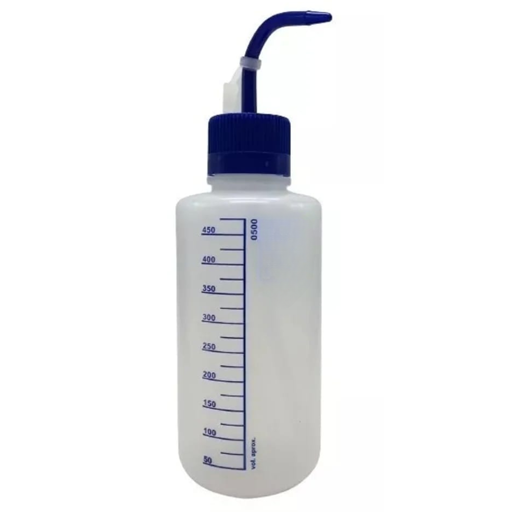 Botella pulverizadora graduada de polietileno de 500 ml