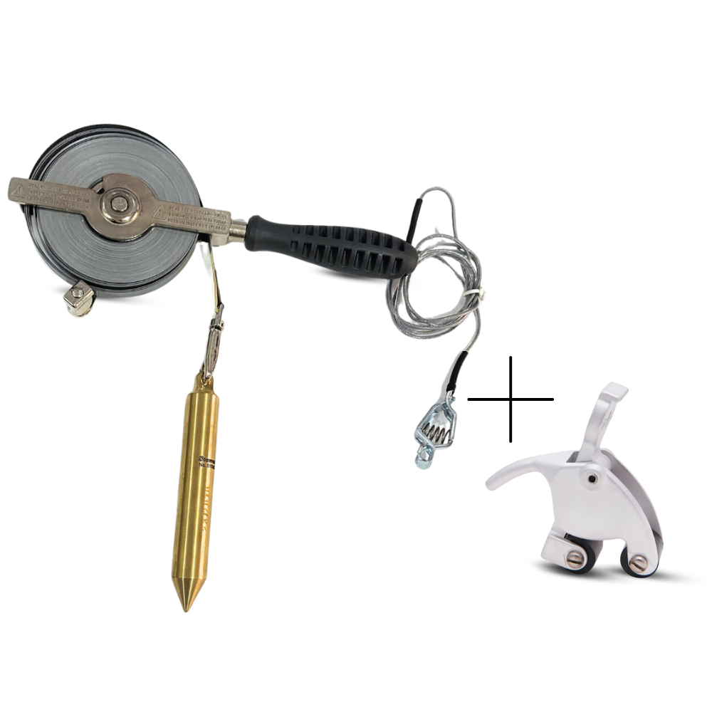 Kit de Cinta Métrica de Profundidad + Limpiador de Cinta Métrica