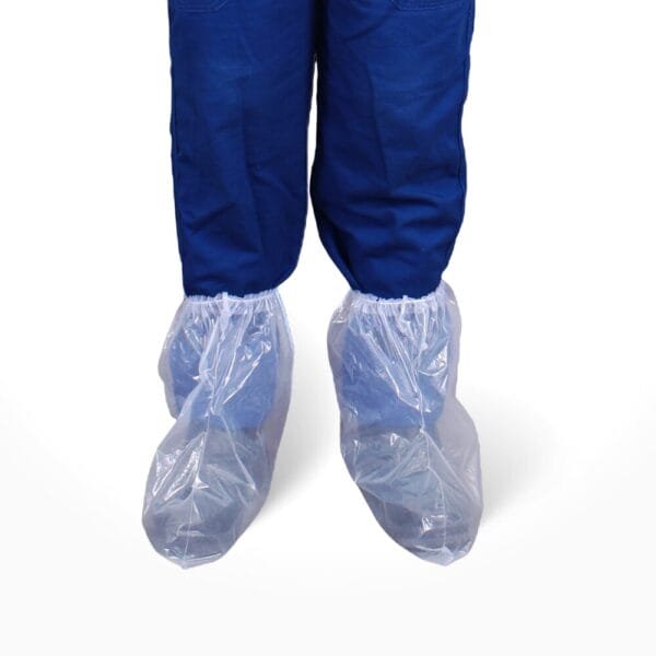 Botas de Polietileno con Elástico Impermeable Transparente – 1000 unidades - Image 4