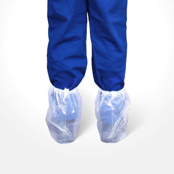 Botas de Polietileno con Elástico Impermeable Transparente – 1000 unidades - Image 3
